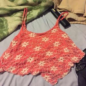 Floral crop top