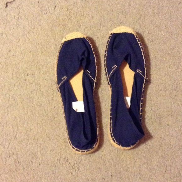 Women's blue slide on shoes