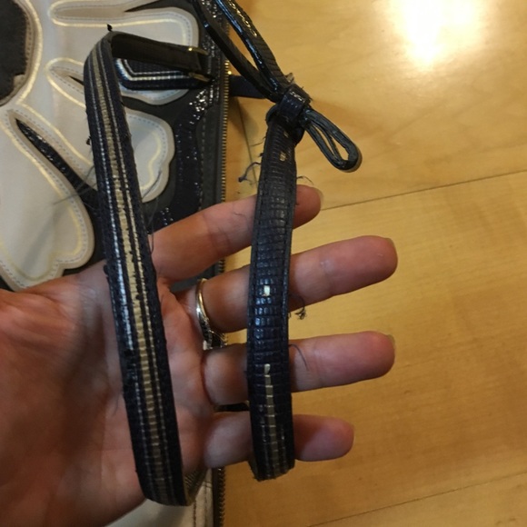 Limited Edition Coach suede & leather shoulder Bag - Picture 2 of 3