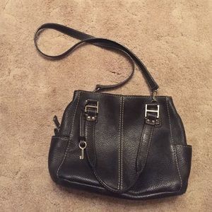 Black Fossil Handbag