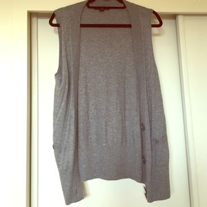 Grey sweater vest