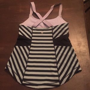 Lululemon Striped Tank size 6