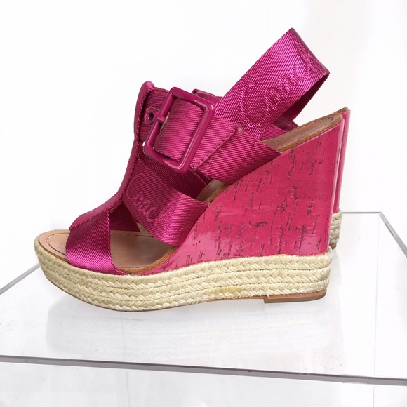 Coach Shoes - Coach pink wedge