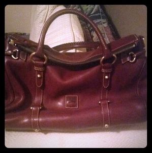 Authentic Dooney & Burke Florentine Leather Bag