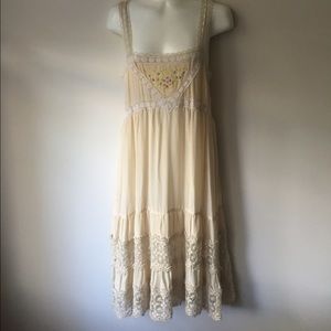 Vintage style embroidered dress
