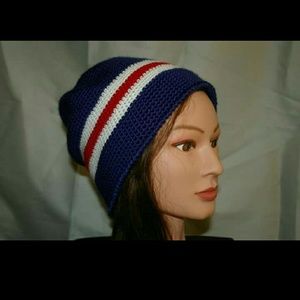 Hand crocheted slouch hat