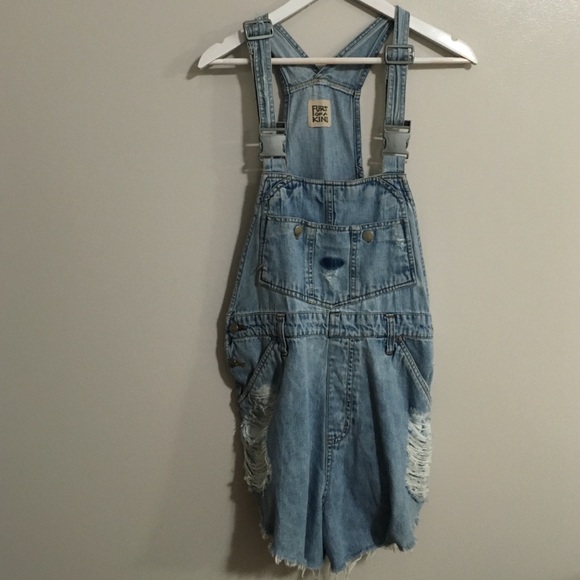 VINTAGE FURST OF A KIND BUCKLE OVERALLS