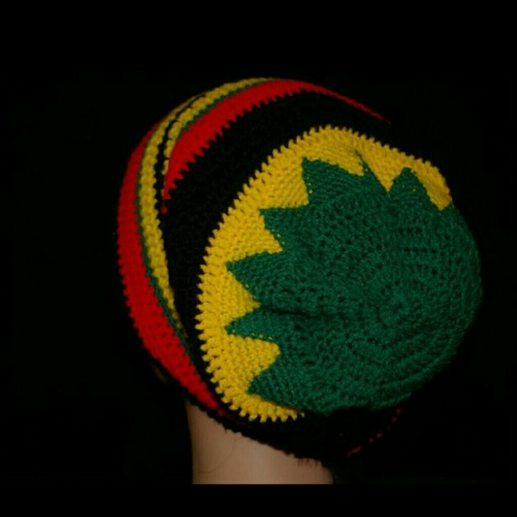 Hand crocheted slouch hat - Picture 2 of 2