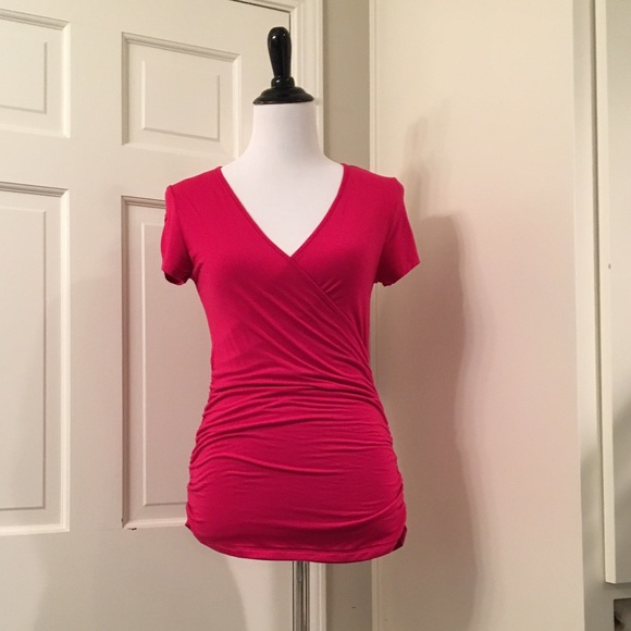 Pink Ruched Top