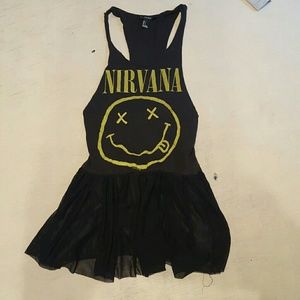 Edgy Nirvana Muscle Tee style Dress