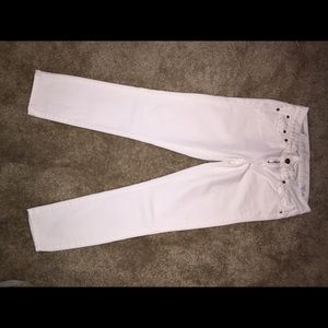 JCrew white skinny jean