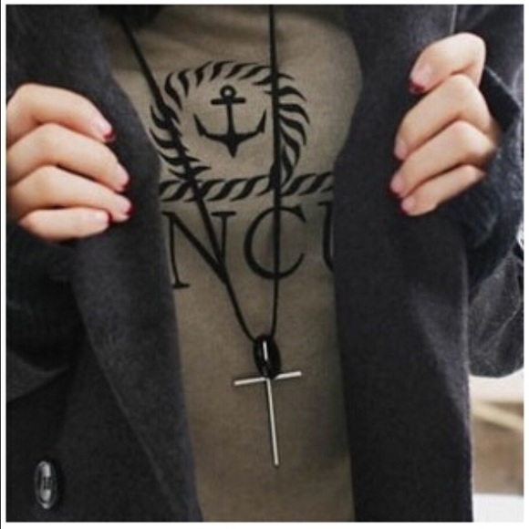 Black Cross Necklace