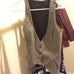 Zara vest XS gray