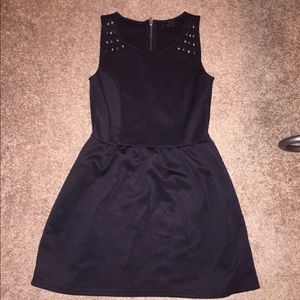 Studded black dress