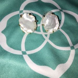 Ivory mother of pearl Morgan studs