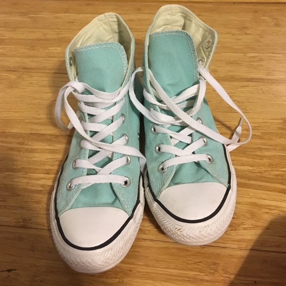 Light Blue Converse Hightops
