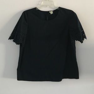 Navy J Crew Blouse