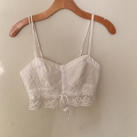 Lace crop top