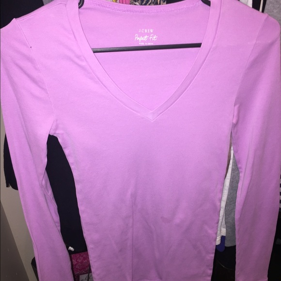 Purple J Crew vneck