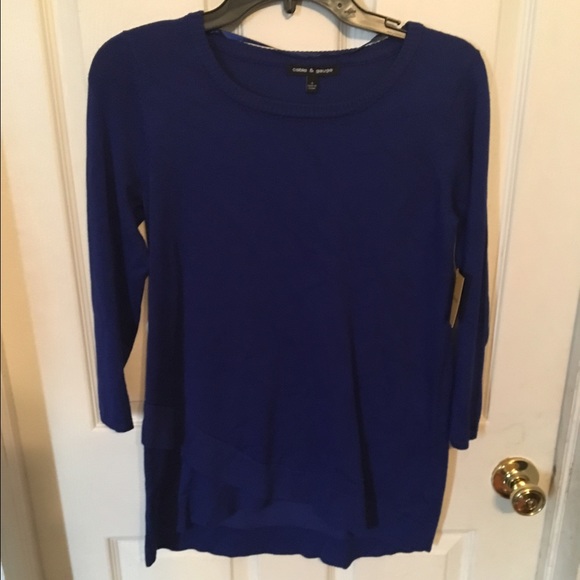 Navy blue sweater