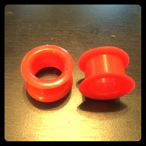 5/8" Silicone Red Plugs