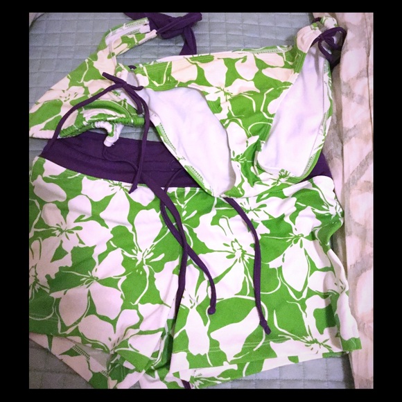 3 Piece Athleta Bikini short combo