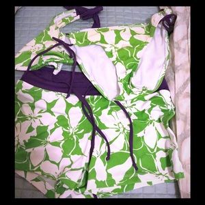 3 Piece Athleta Bikini short combo
