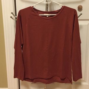 Madewell long sleeve crewneck shirt S