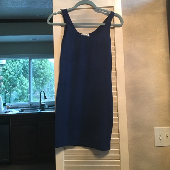 Forever 21 Simple Cobalt Blue Bodycon Dress