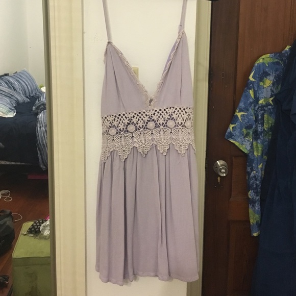 Purple Dress.