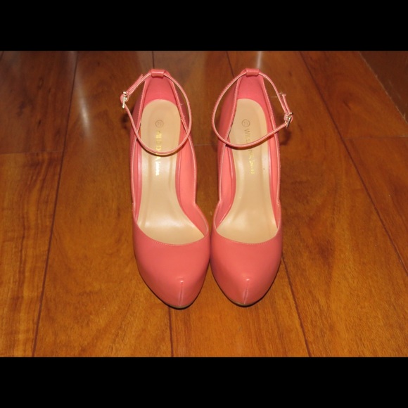 Coral Platform Pumps w/ ankle strap