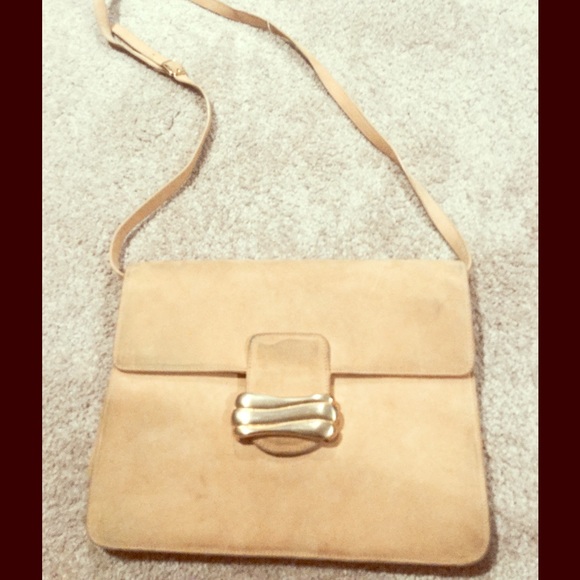 Vintage suede Escada bag