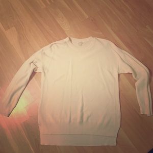 J crew sz M cream sweater long sleeve