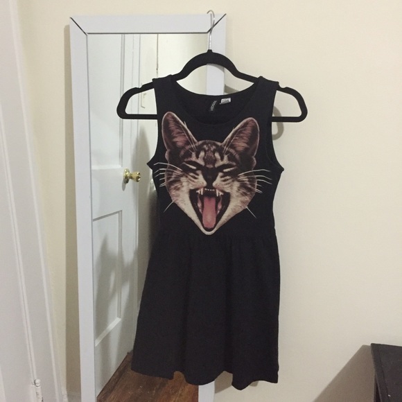 Angry Kitty Babydoll Dress