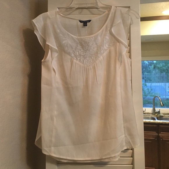 American Eagle White Blouse