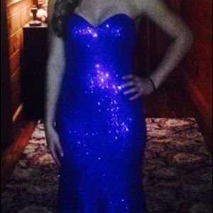 Jonathan Kayne Dark Blue Dress