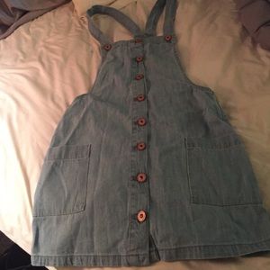 Jean dress overall