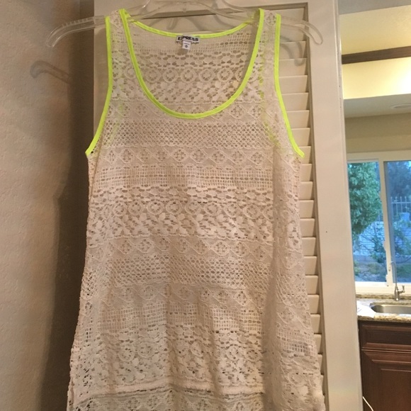 Express Lace See-Thru Tank