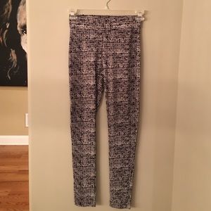 Black/White tweed print legging