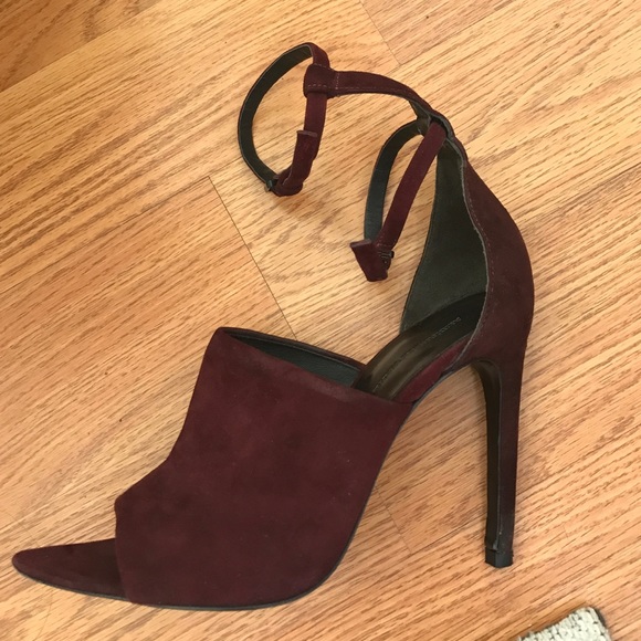 Alexander Wang Suede PeepToe Strappy Sandal