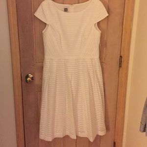 Beautiful cap sleeved pleated dress