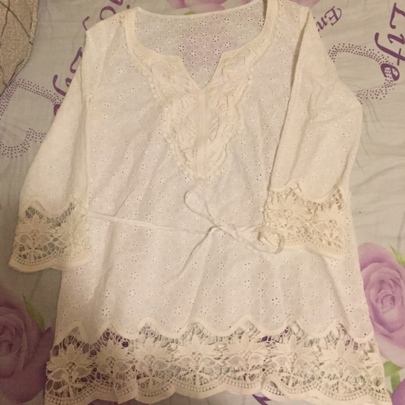 Bohemia white tunic