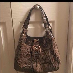 Python coach purse