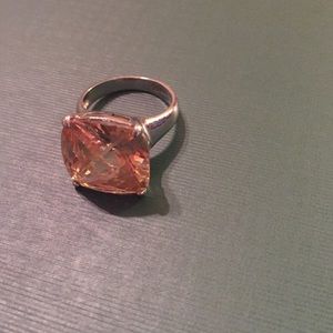 Champagne stone ring