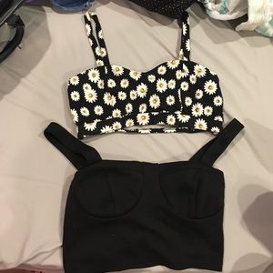 Crop tops/bandeaus