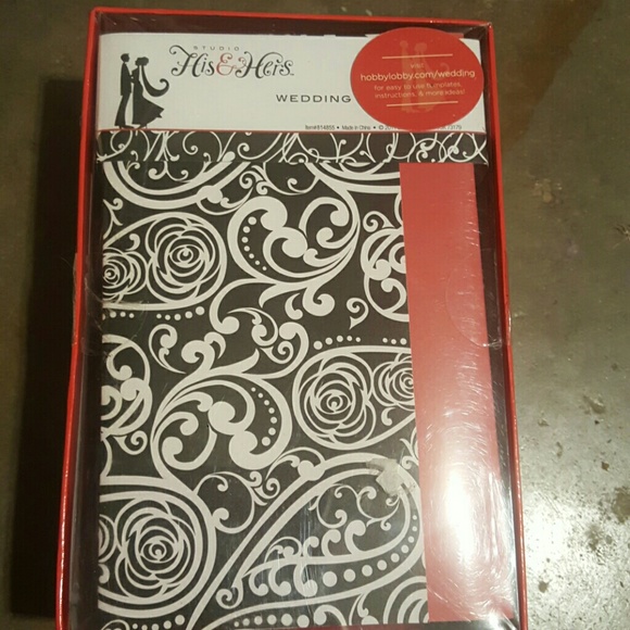 👰3 boxes of new His and Hers wedding invitations
