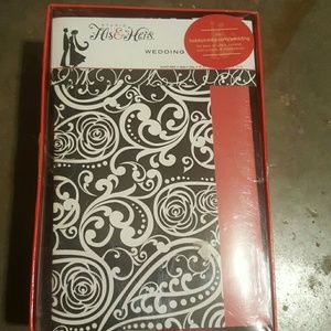 👰3 boxes of new His and Hers wedding invitations