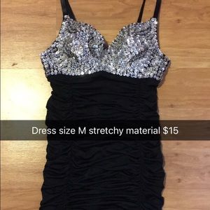 Black party dress