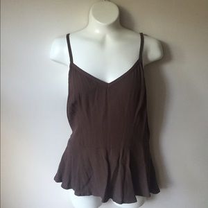 Urban outfitters peplum tank