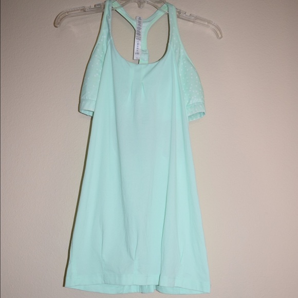 Lululemon seafoam green yoga tank